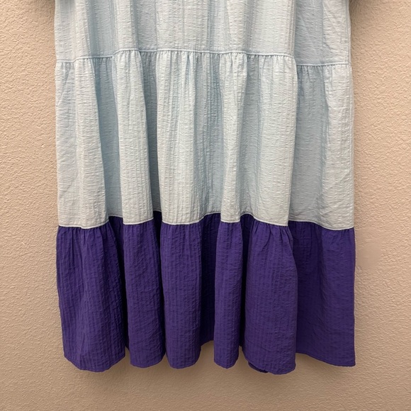 Lane Bryant Colorblock Crepe Maxi Dress Size 20 NWT - Picture 7 of 16